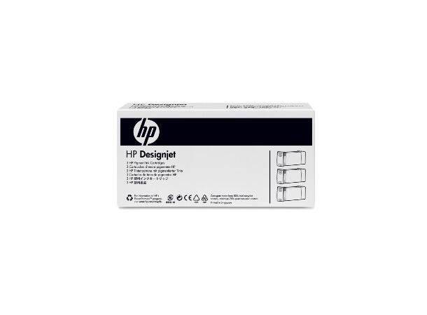 HP nr. 91 Vivera blekk matt sort 3x775ml 3 pakning 